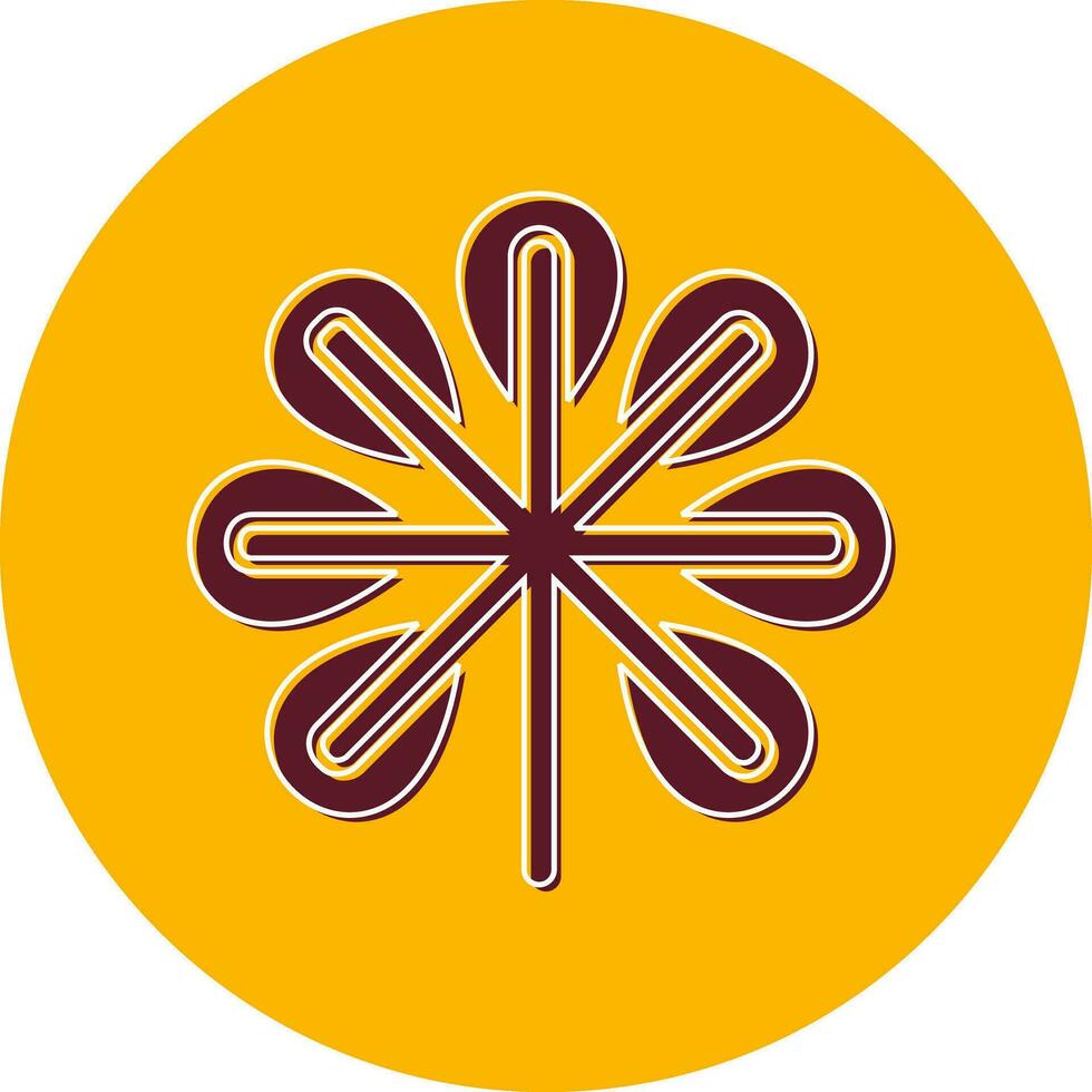 Dwarf Schefflera Vector Icon
