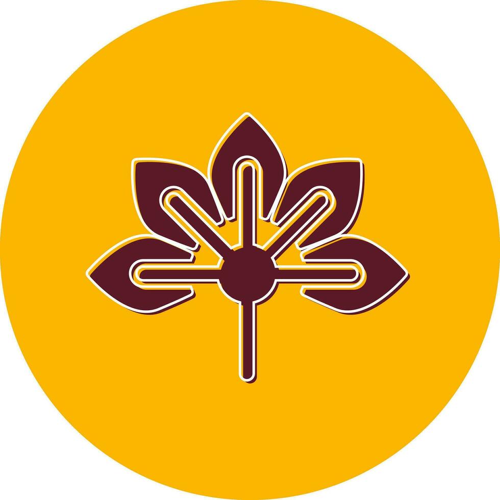 Japanese Aralia Vector Icon