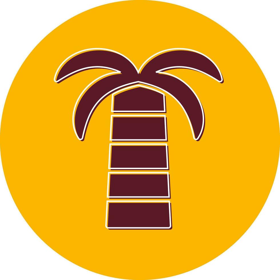 Coconut Palm Vector Icon