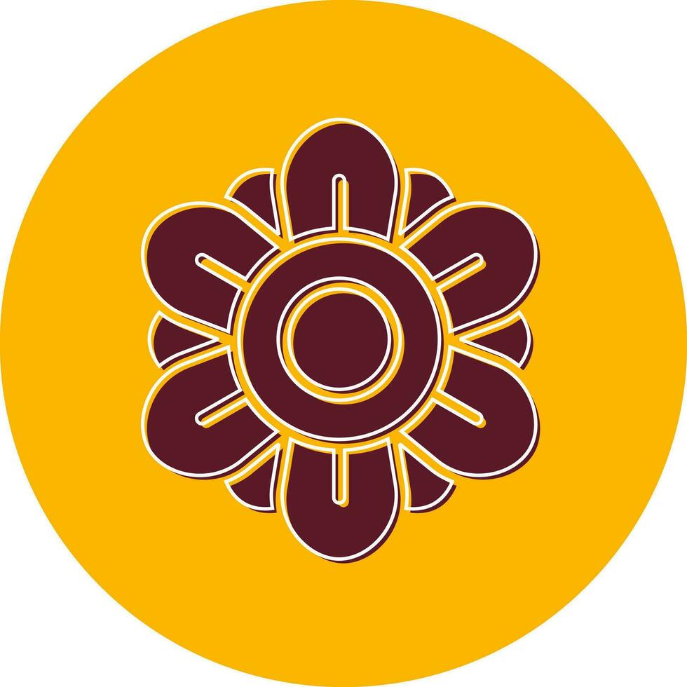 Dahlia Vector Icon
