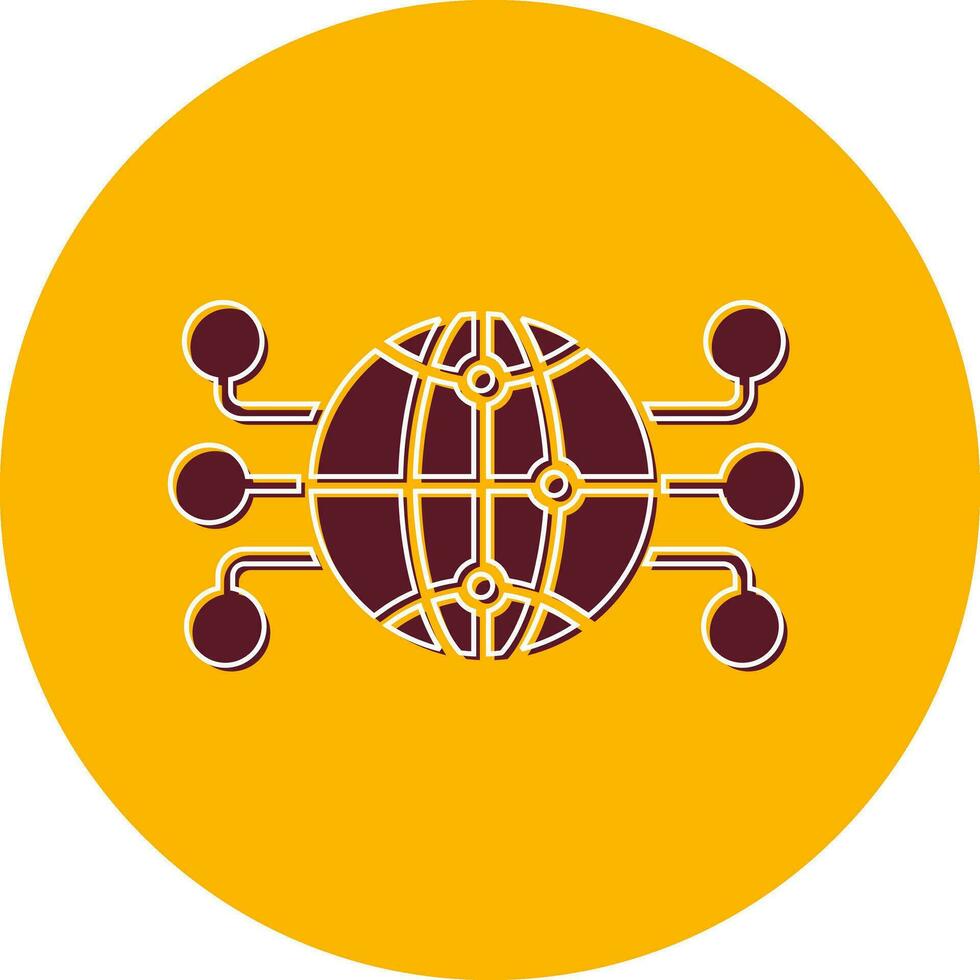 Global Network Vector Icon