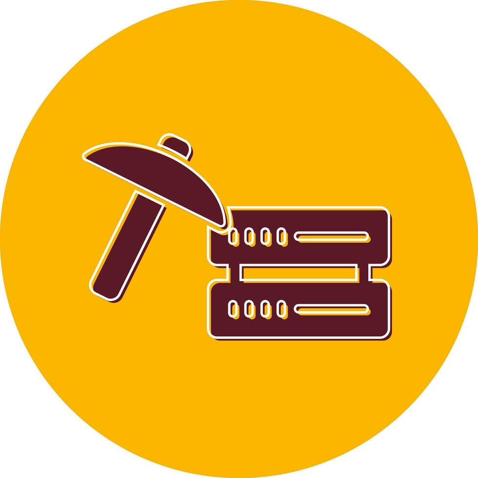 Data Mining Vector Icon