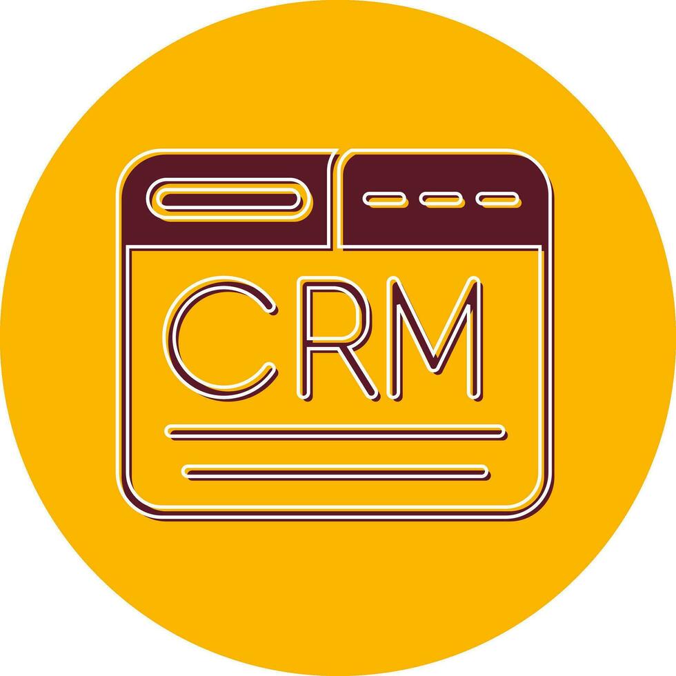 CRM Vector Icon