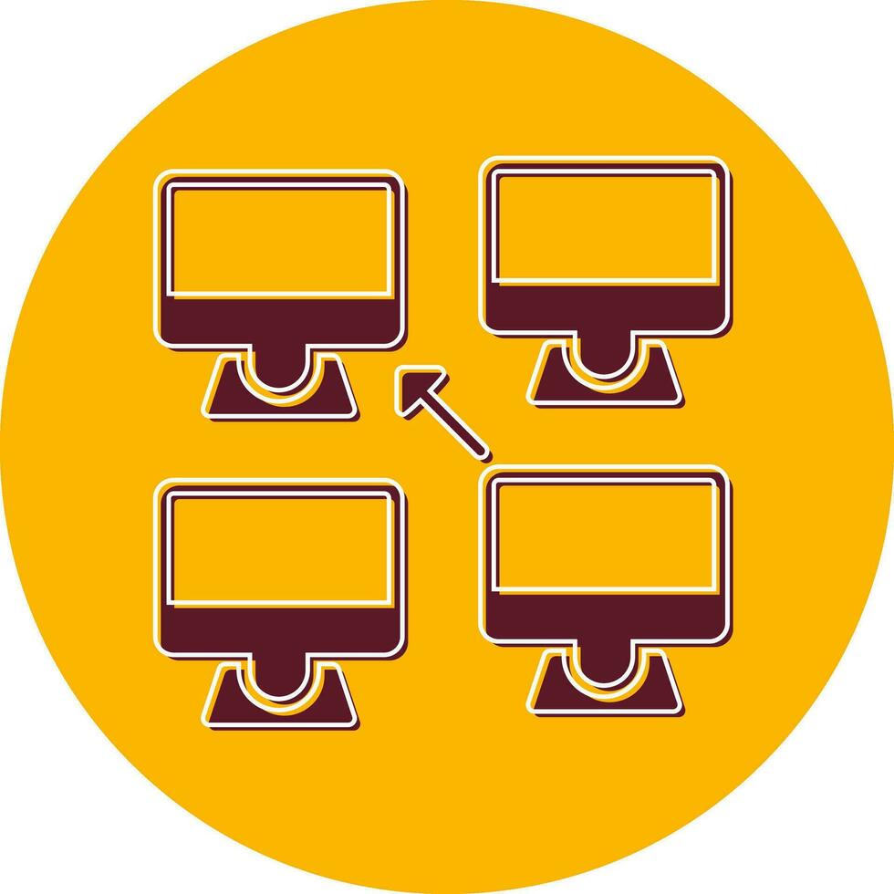 Decentralized Vector Icon
