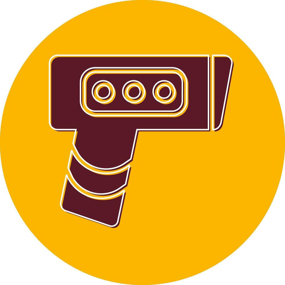 Thermometer Gun Vector Icon