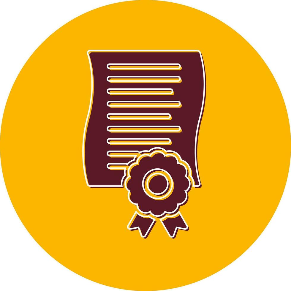 Certificate Vector Icon