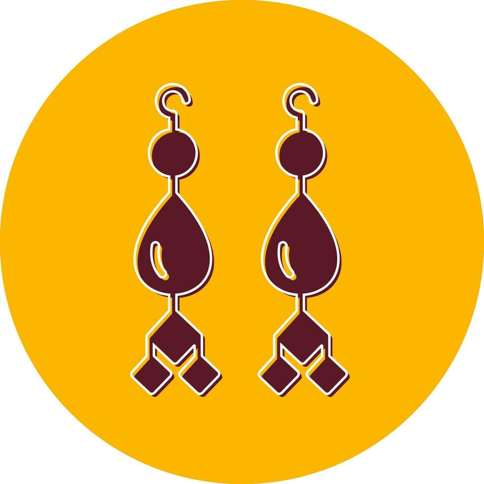 Earrings Vector Icon
