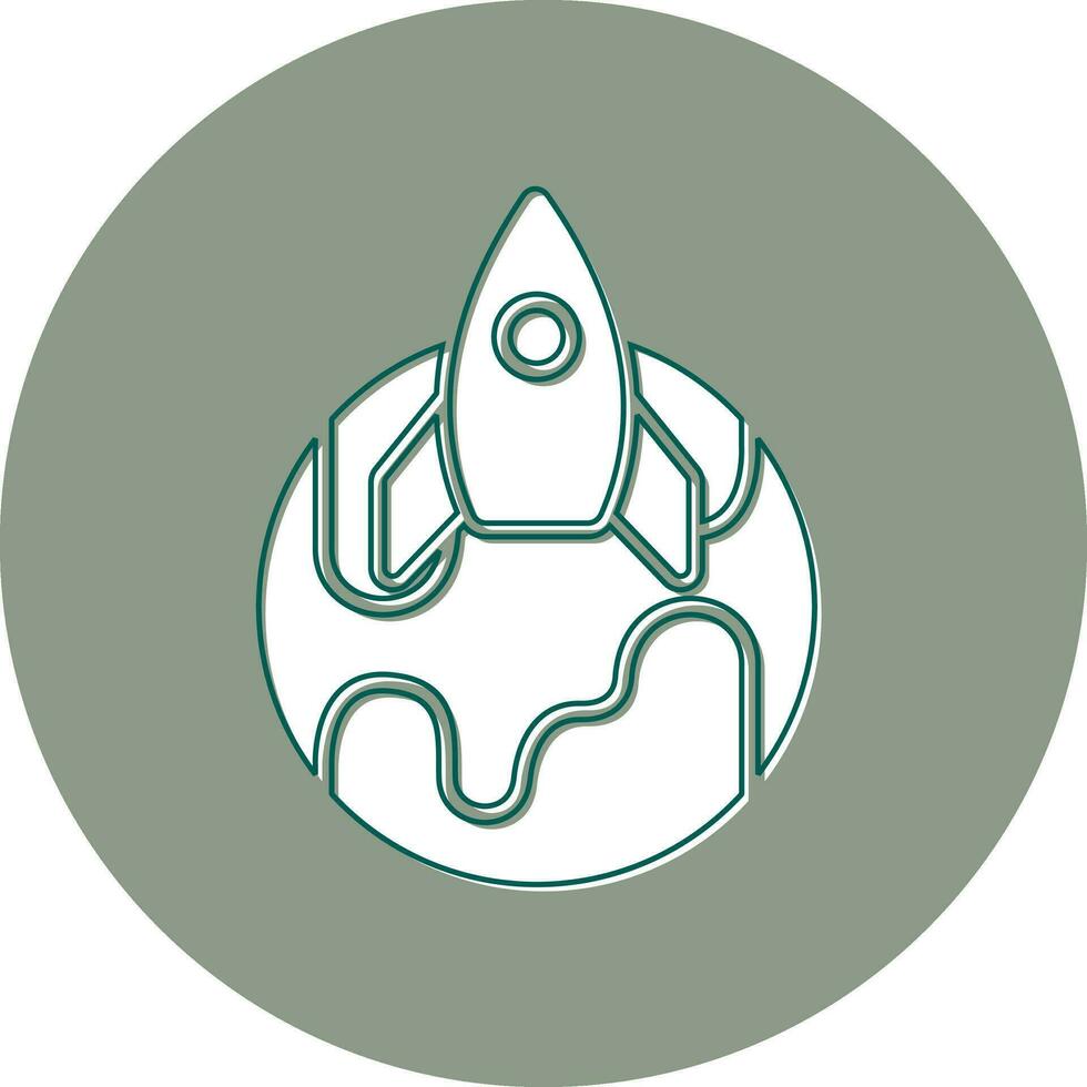 Spaceship Vector Icon