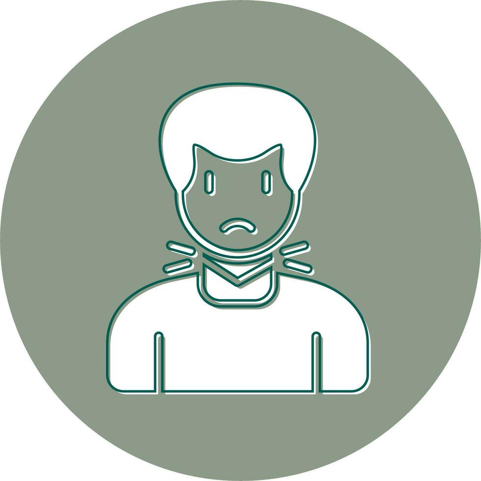 Thyroid Vector Icon