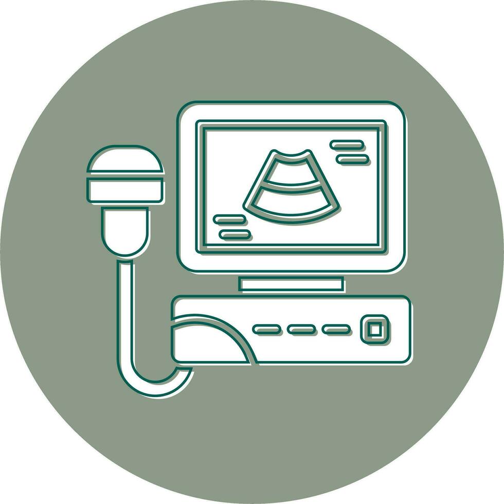 Ultrasonography Vector Icon