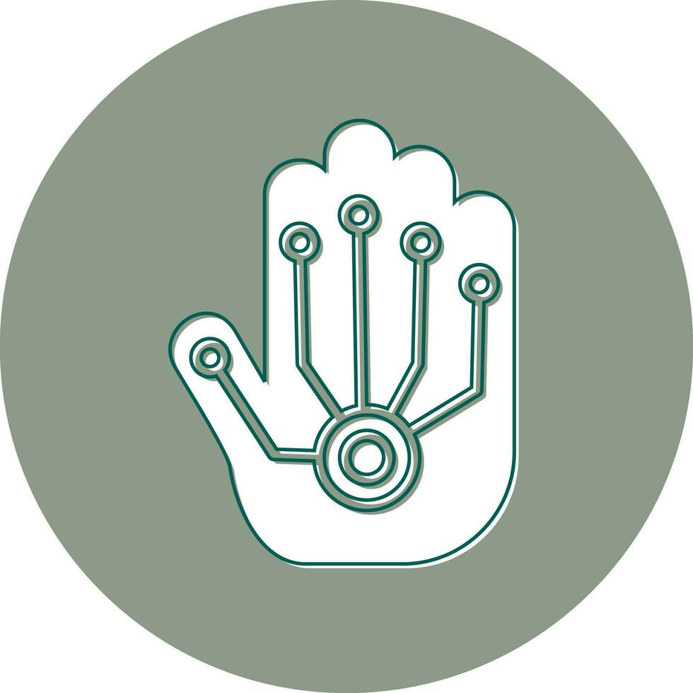 Wired Gloves Vector Icon