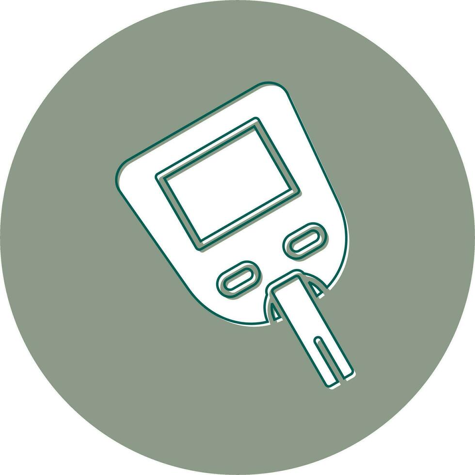 Glucose Meter Vector Icon