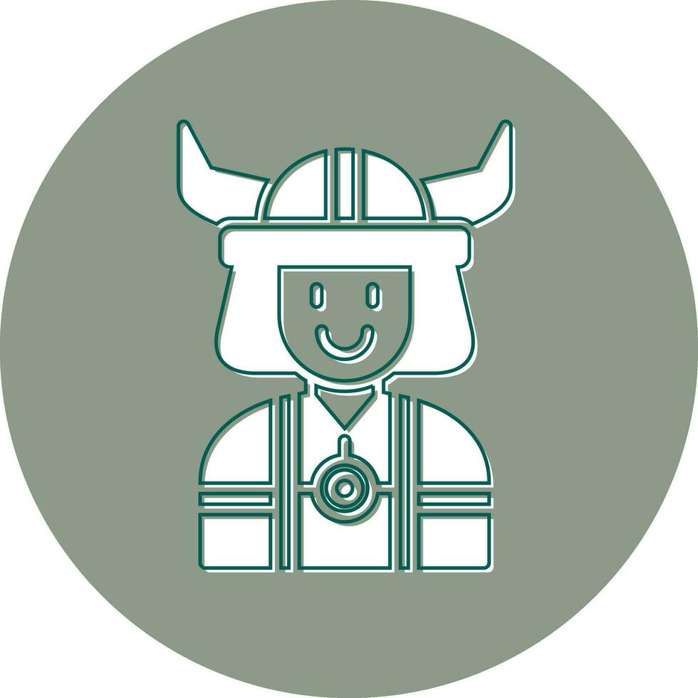 Viking Vector Icon