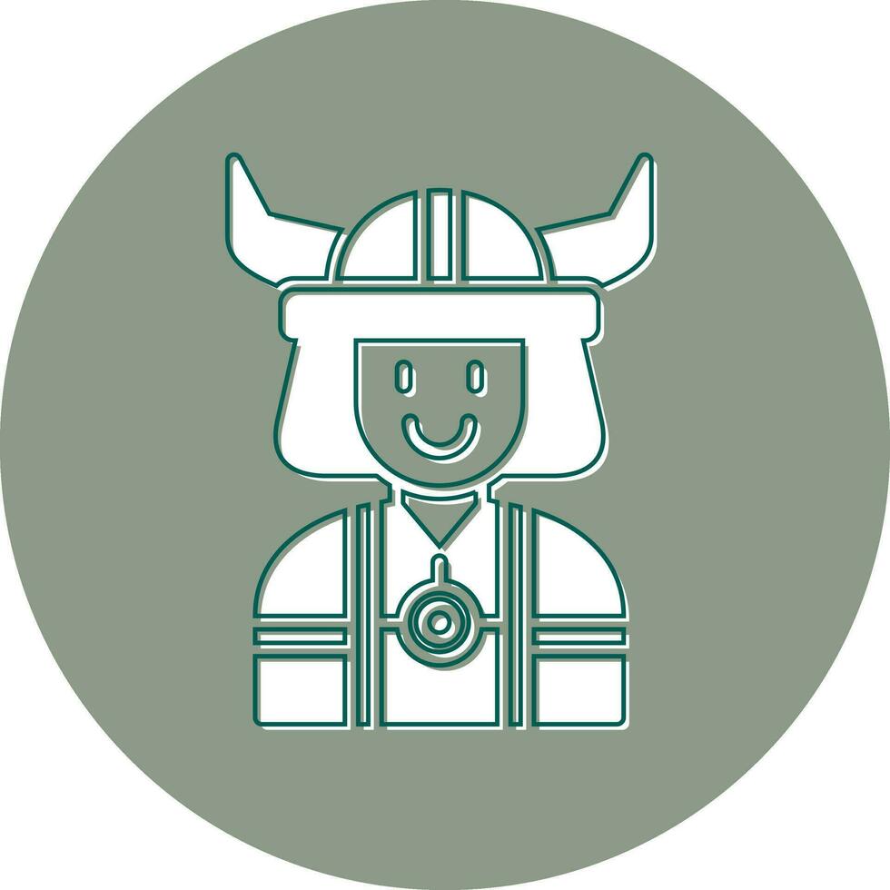 icono de vector vikingo