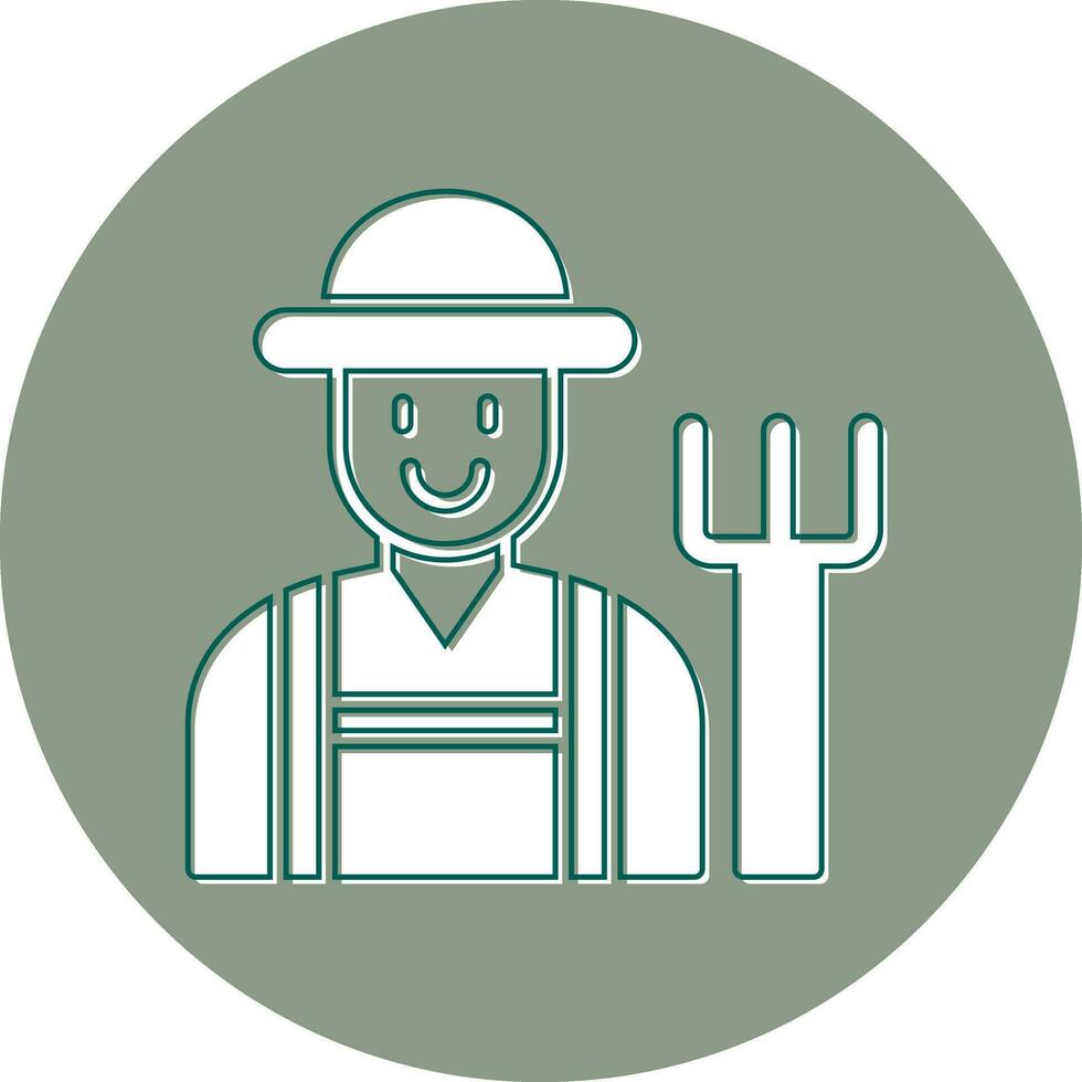 Farmer Vector Icon