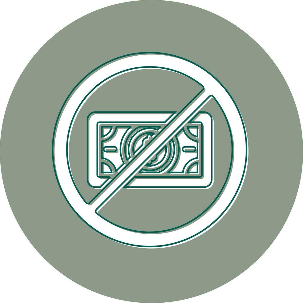 No Money Vector Icon