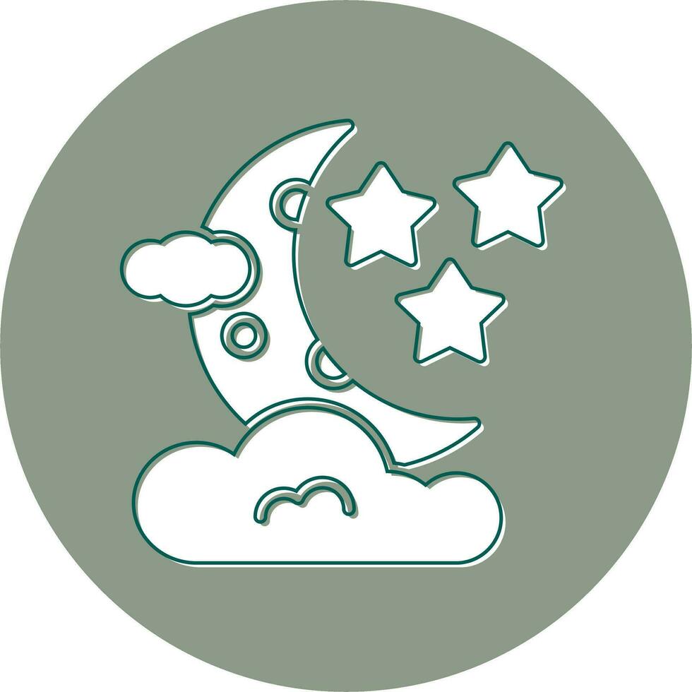 Moon Vector Icon