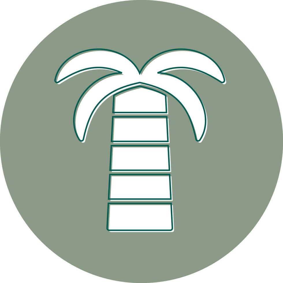 Coconut Palm Vector Icon