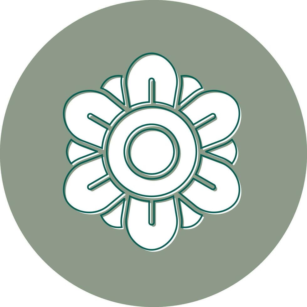 Dahlia Vector Icon