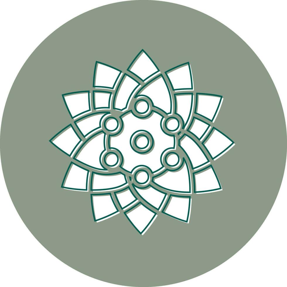 Mexican Aster Vector Icon