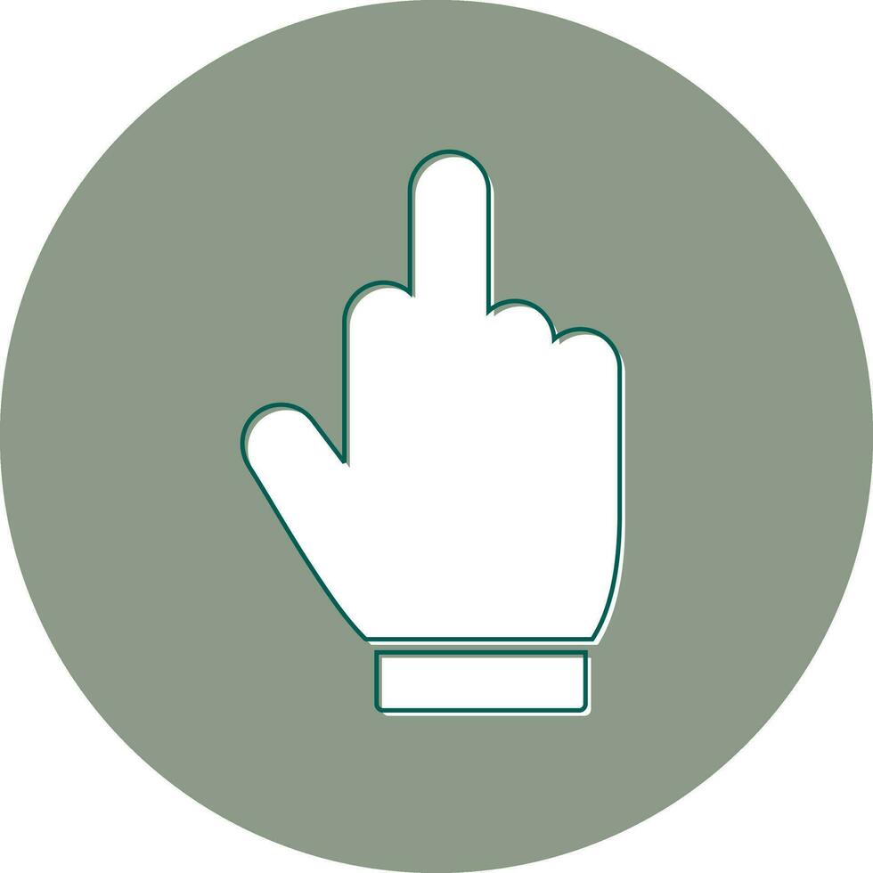 Middle Finger Vector Icon