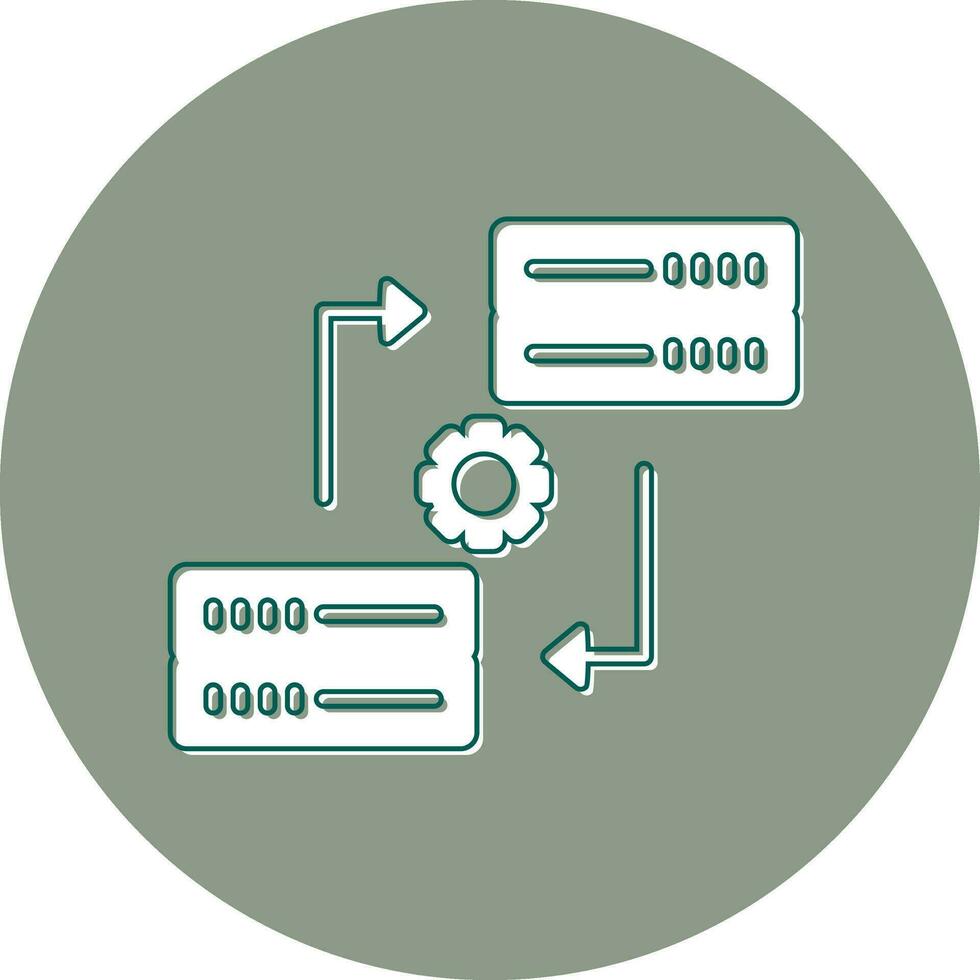 Data Synchronization Vector Icon