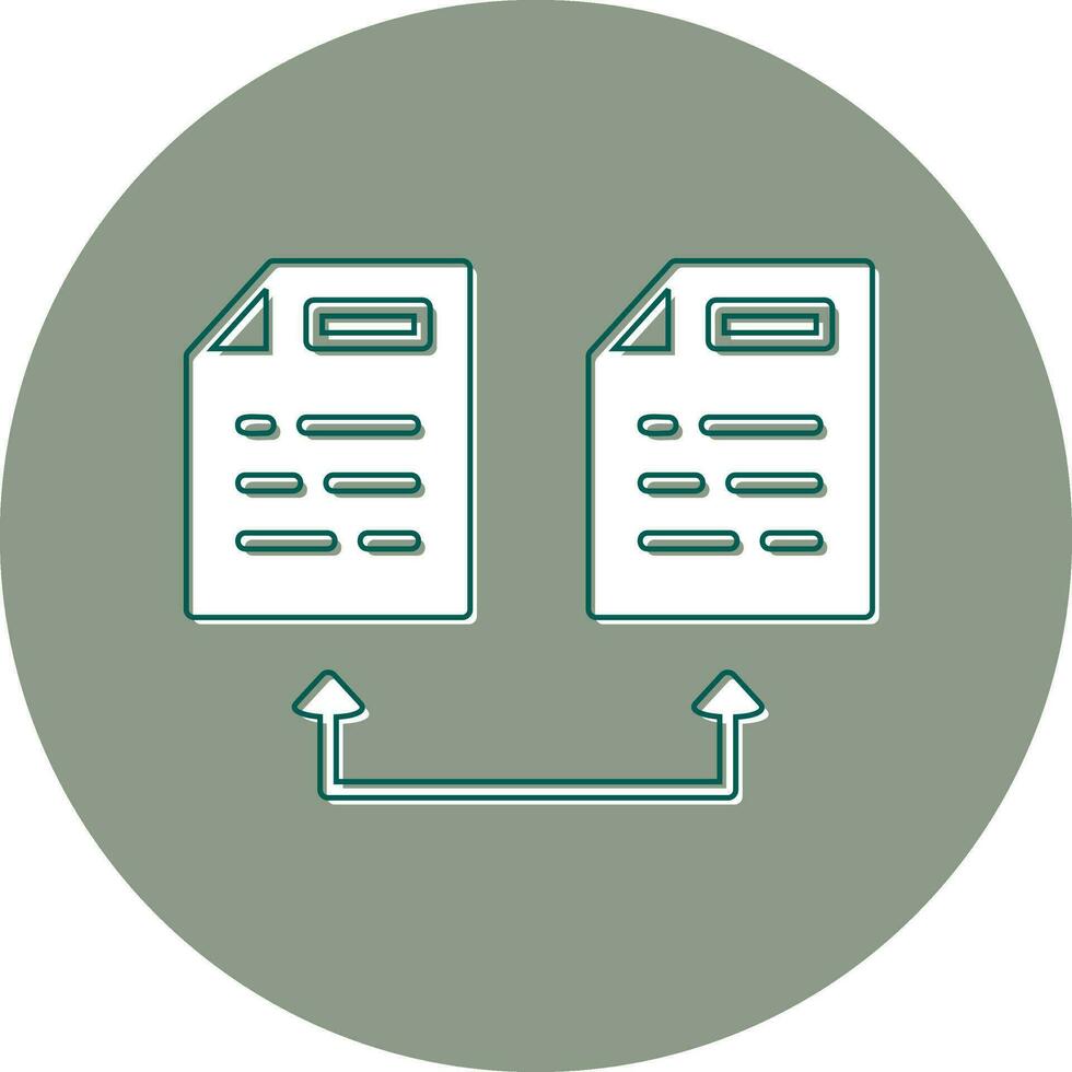 Data Transformation Vector Icon