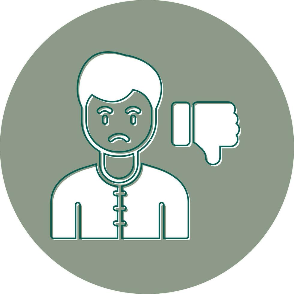 Dissatisfaction Vector Icon