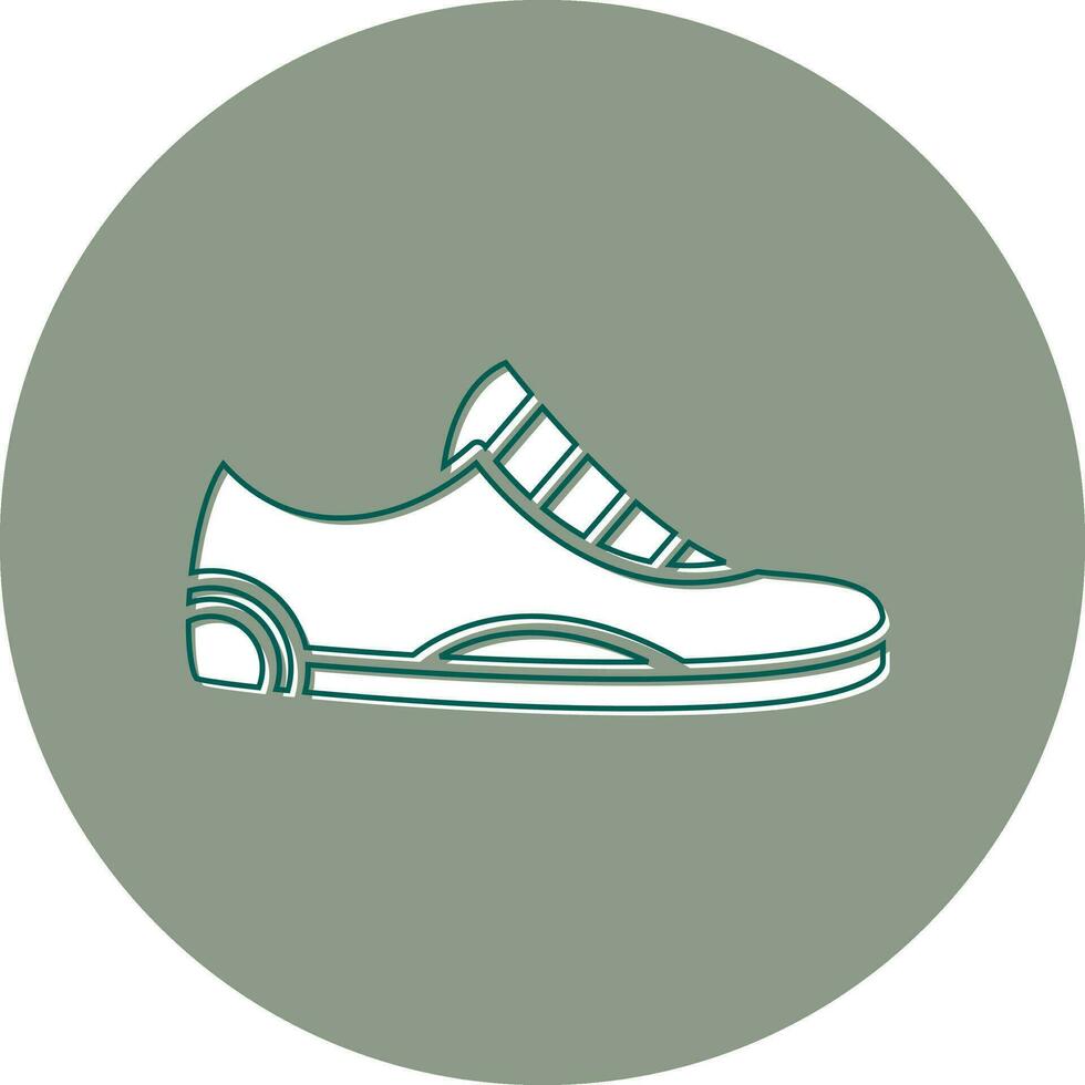 icono de vector de zapatos