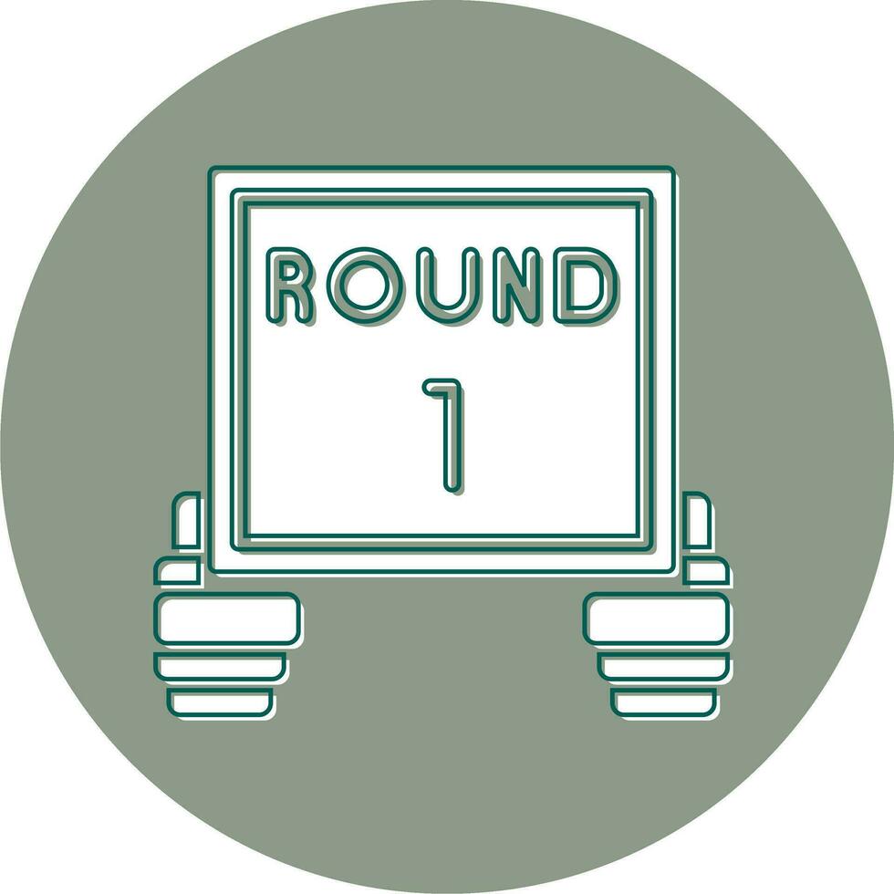 First Round Vector Icon