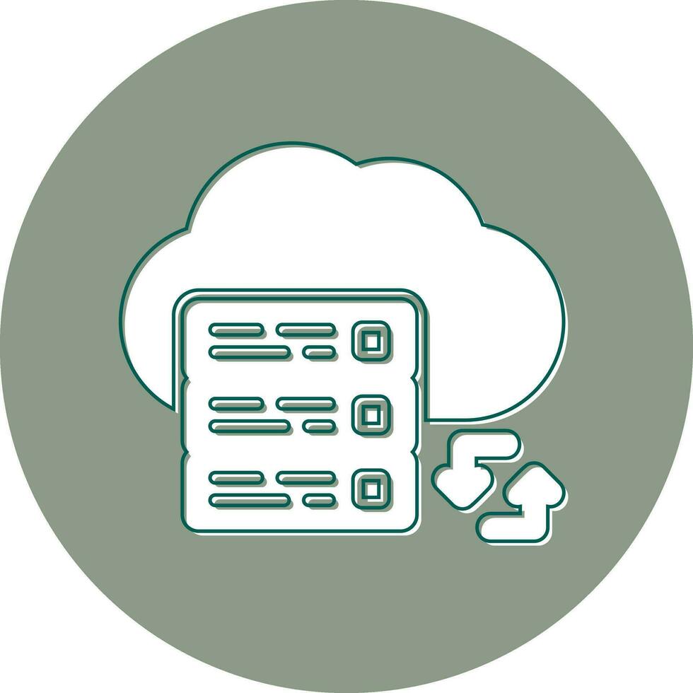 Data Storage Vector Icon