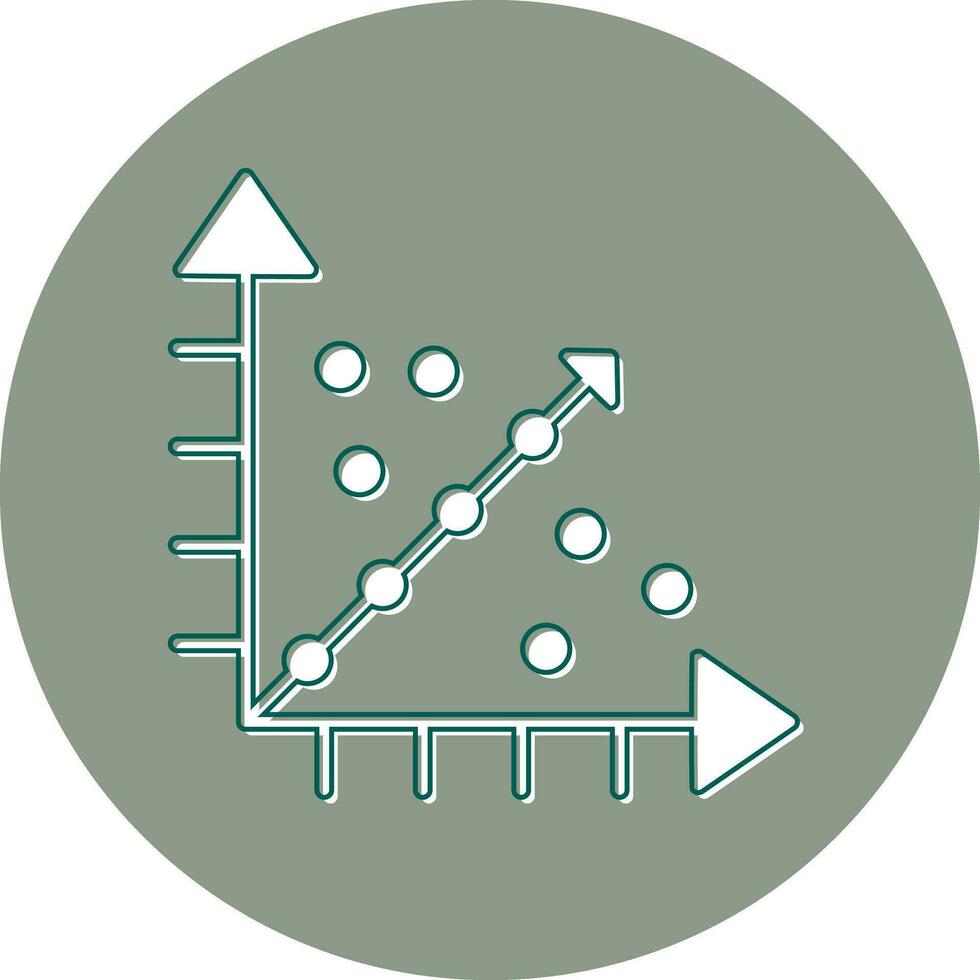 Regression Vector Icon