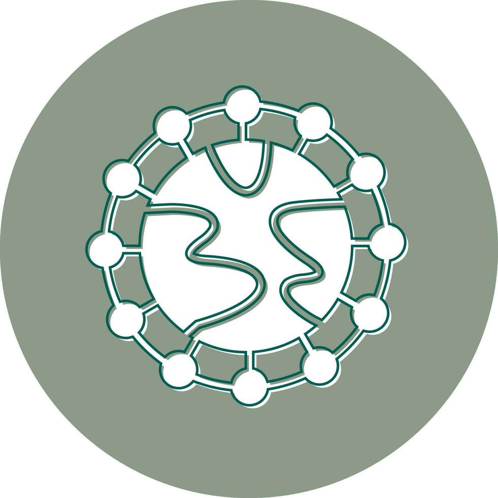 Global Network Vector Icon