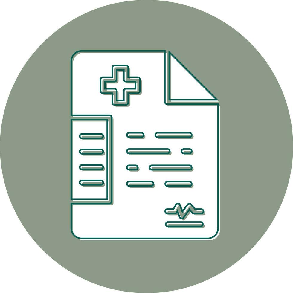 Medical Records Vector Icon