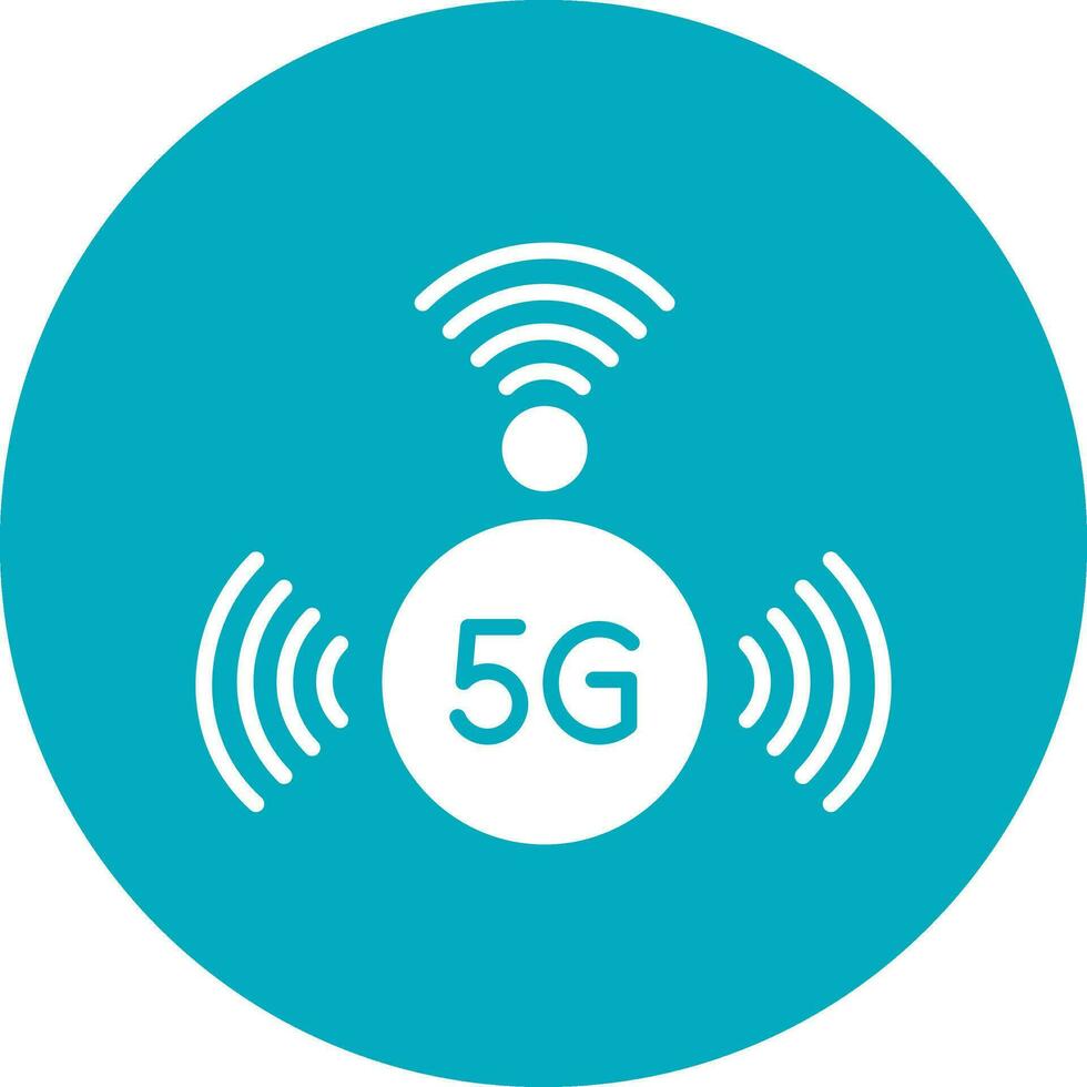 icono de vector de 5g