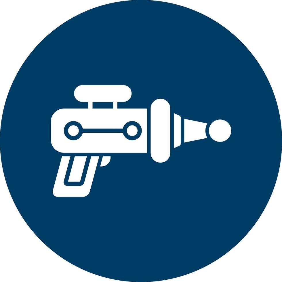 icono de vector de pistola láser