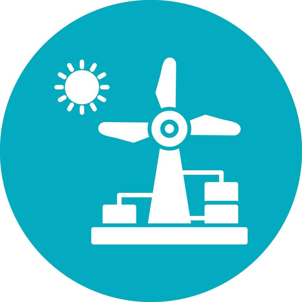 Wind Energy Vector Icon