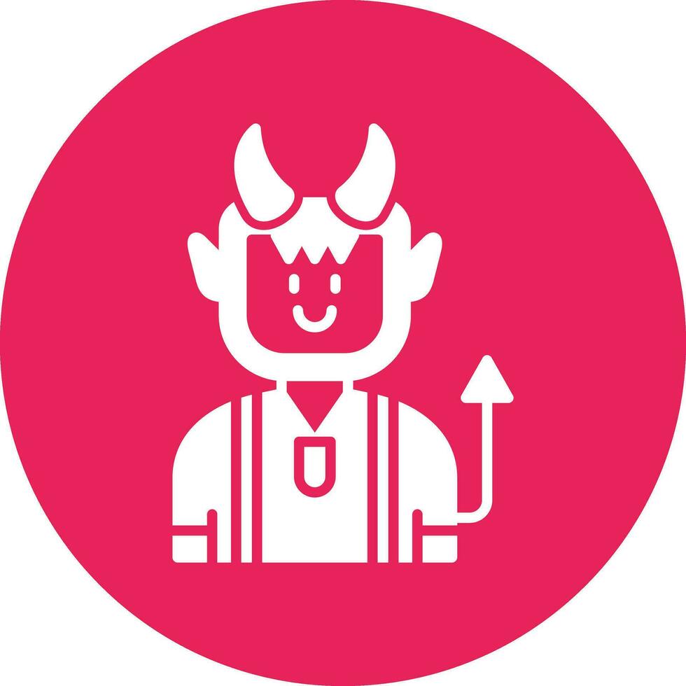 icono de vector de diablo