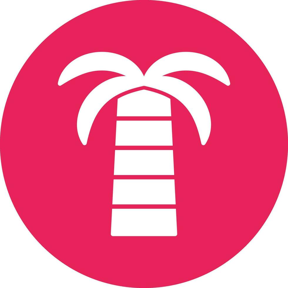 Coconut Palm Vector Icon