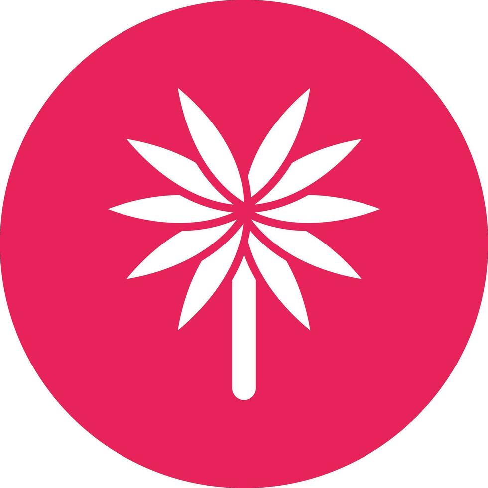 Spider Plant Vector Icon