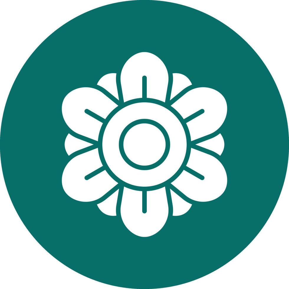 Dahlia Vector Icon