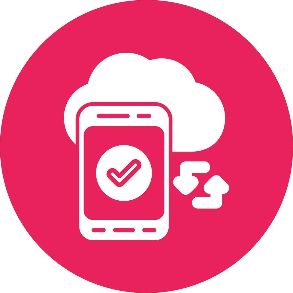 Cloud Sync Vector Icon