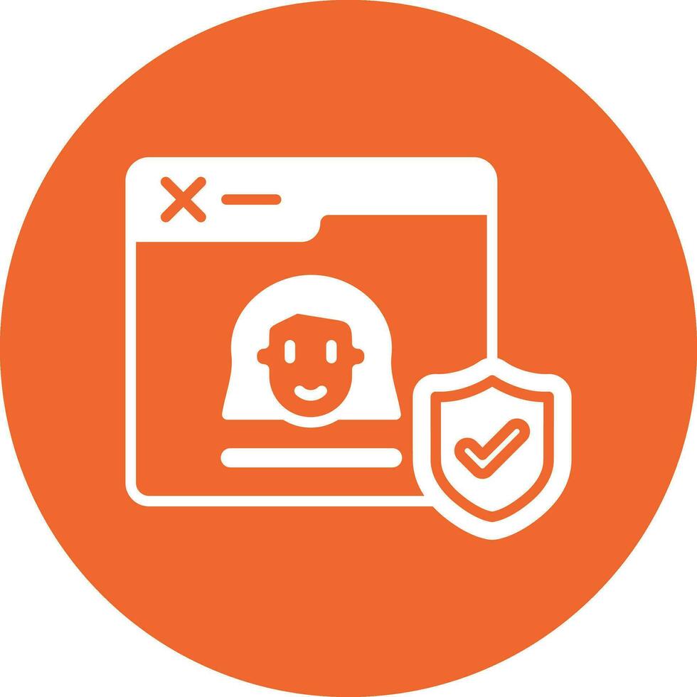 Cyber Security Vector Icon