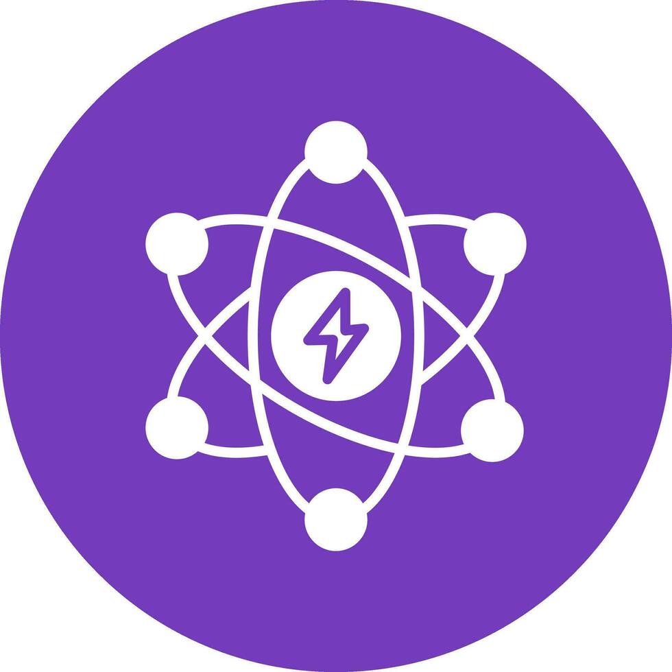 Atomic Energy Vector Icon