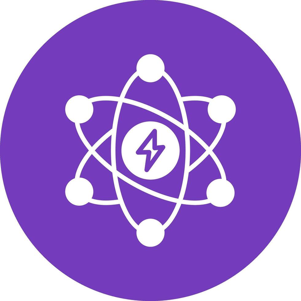 Atomic Energy Vector Icon