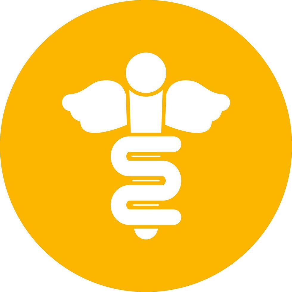 Rod Of Asclepius Vector Icon