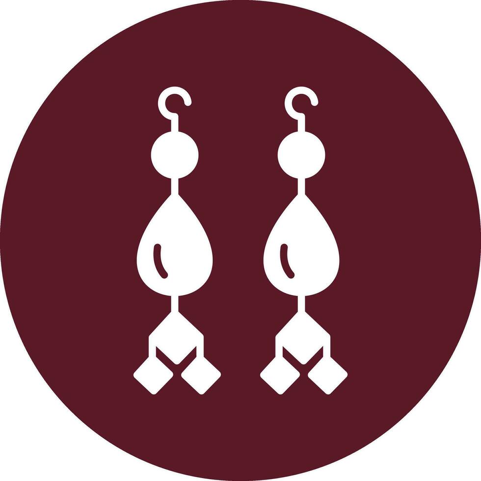 Earrings Vector Icon