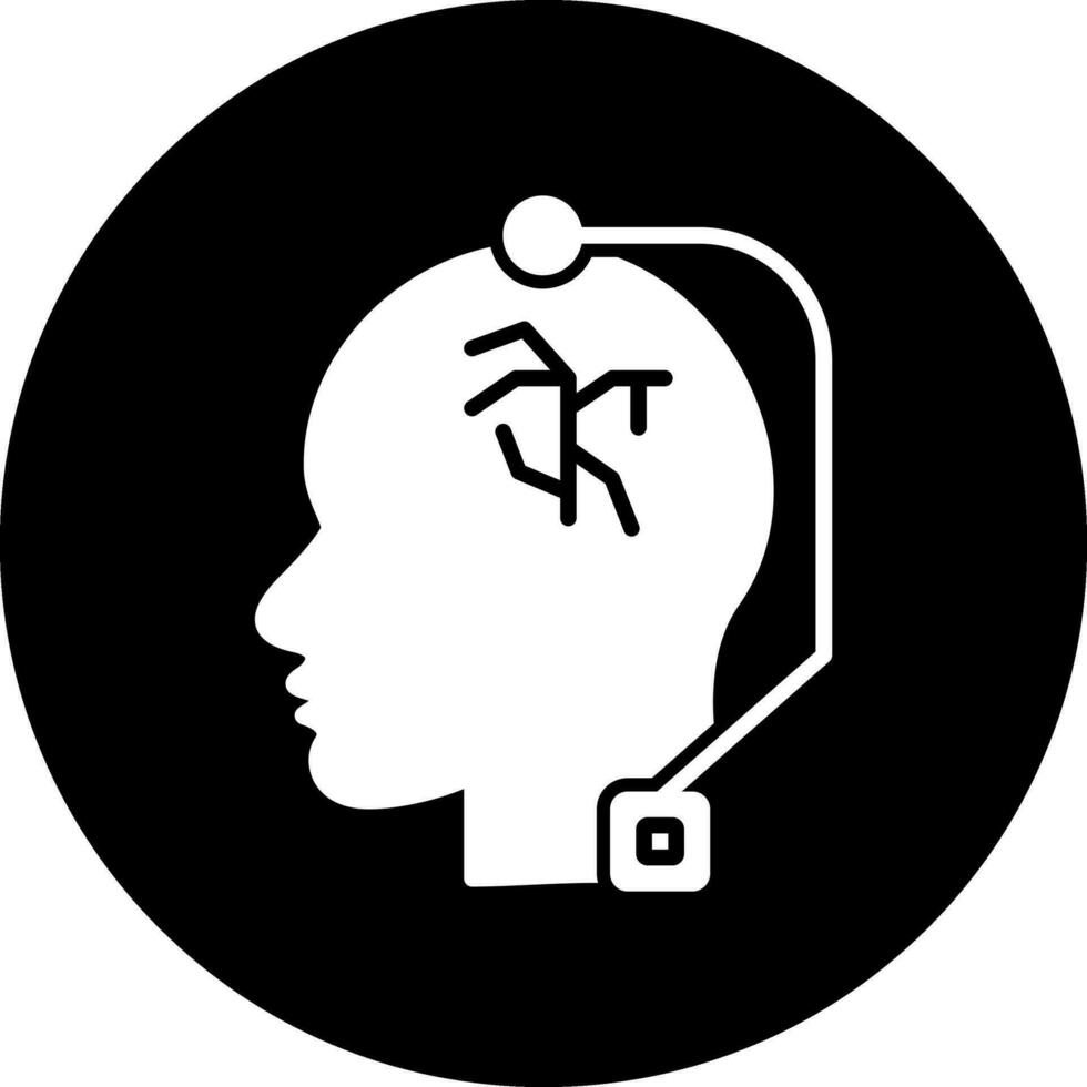 Deep Brain Stimulation Vector Icon