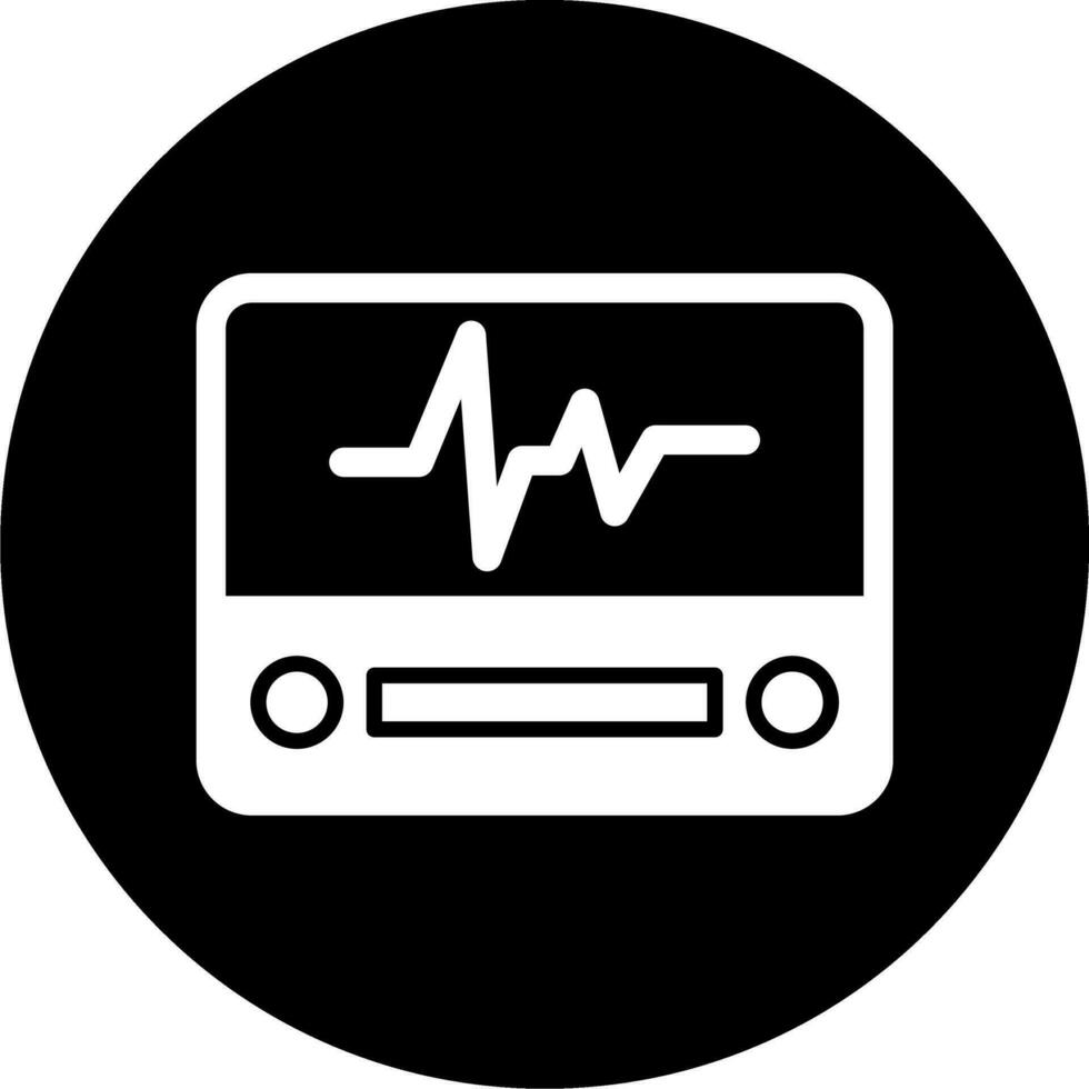 Electrocardiogram Vector Icon