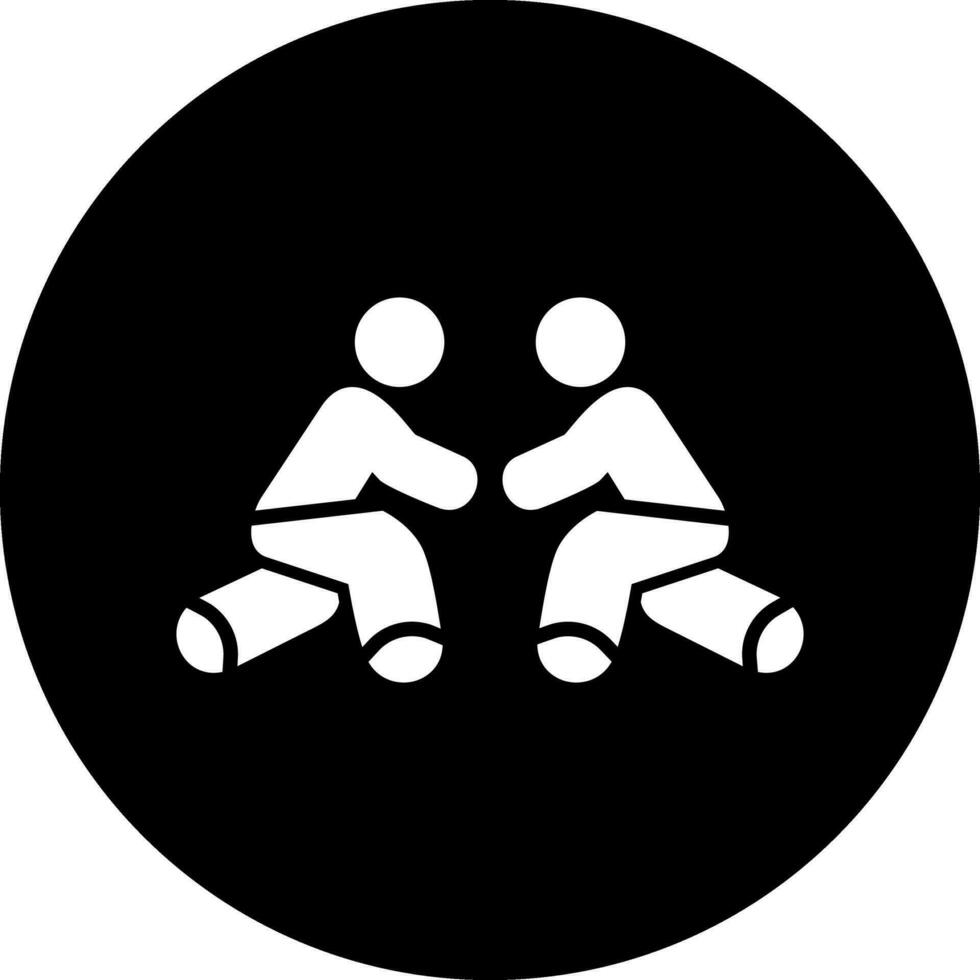 Wrestling Vector Icon